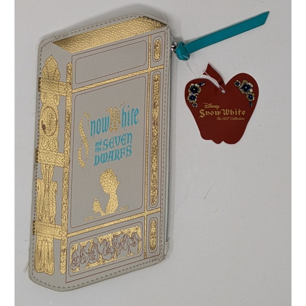 Besame Cosmetics Disney Snow White 1937 Collection Book Bag Zip Pouch NWT